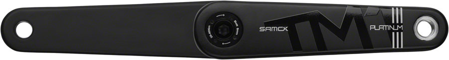 Samox Platinum TM-1 Carbon Crankset - 3-Bolt Direct Mount DUB Spindle, Black - Image 4