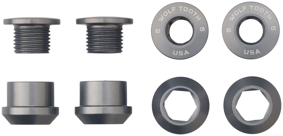 Wolf Tooth 1x Chainring Bolt Set - 6mm Dual Hex Fittings - Image 14