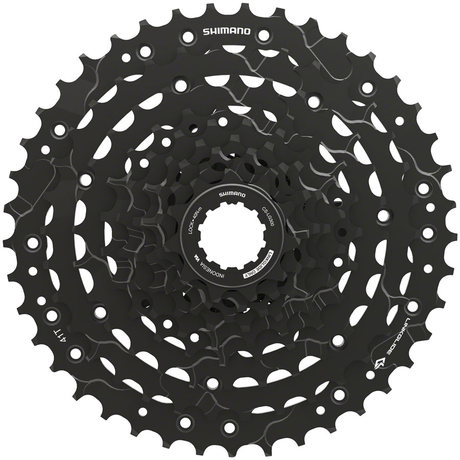 Shimano CUES  CS-LG300-10 Cassette - 10-Speed 11-39t LINKGLIDE Black variant 4
