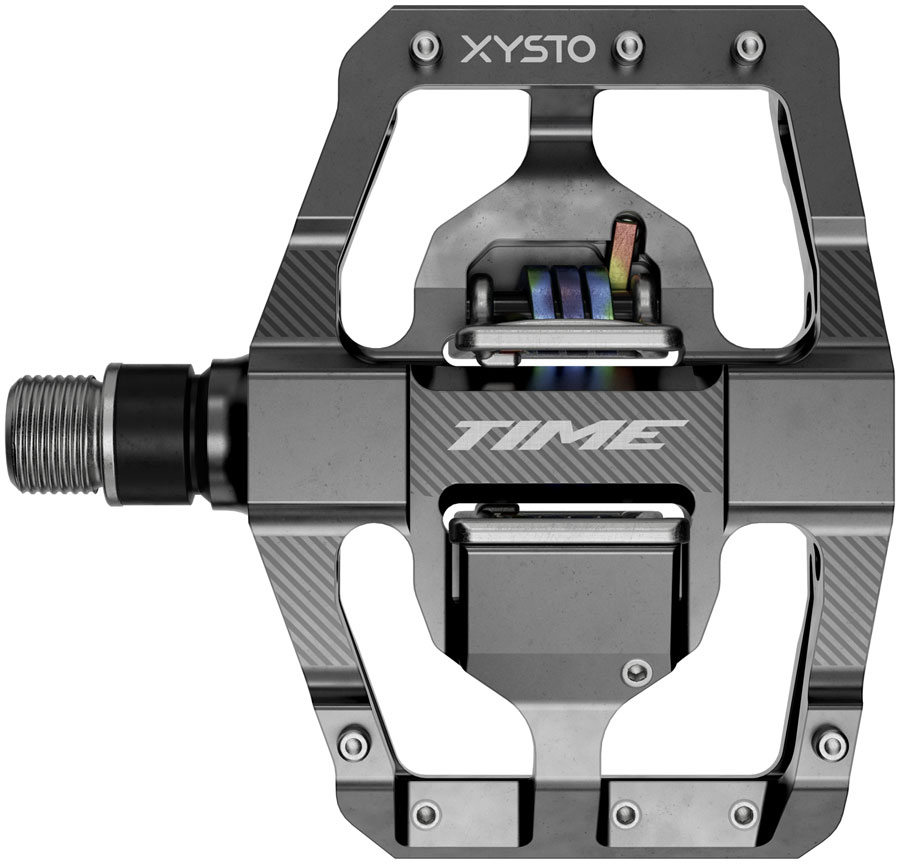 Time XYSTO Pedals - Dual Sided Clipless Aluminum 9/16" Gray C1 Time XYSTO Pedals - Dual Sided Clipless Aluminum 9/16" Gray C1