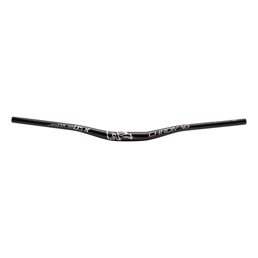 Chromag OSX LTD 31.8 25mm black silver MTB Handlebar Diameter: 31.8mm Rise: 25mm Black