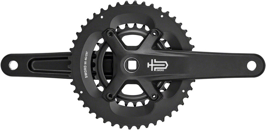 microSHIFT Sword BLK 2x Crankset