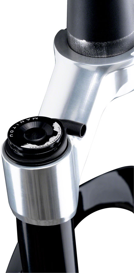 Manitou R8 Pro Suspension Fork - 29" 120 mm 15 x 110 mm 44mm Offset, Black/Silver - Image 4