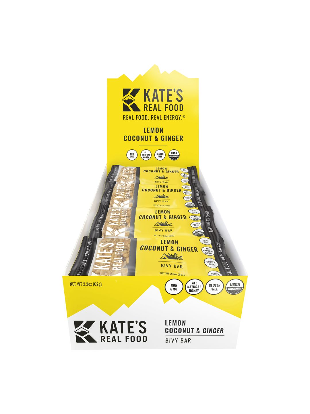 Supplement Kate's Real Food BivyBar LemCoconut/Ginger 12Pack