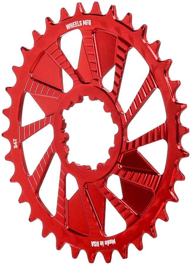 Wheels Manufacturing 3-Bolt Direct Mount T-Type Chain Compatible Chainring - Image 2 Wheels Manufacturing 3-Bolt Direct Mount T-Type Chain Compatible Chainring - Image 2