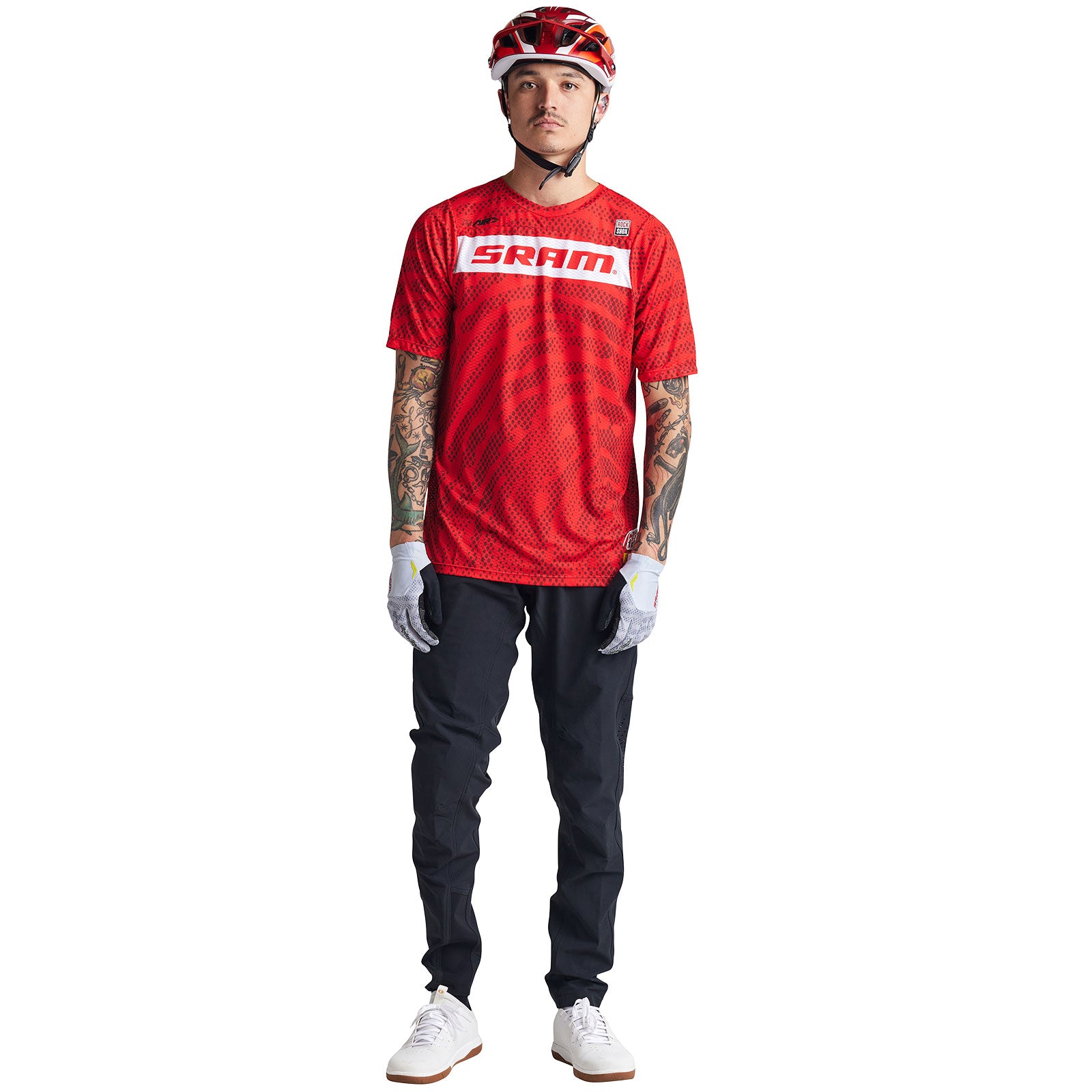 Skyline Air SS Jersey SRAM Roots Fiery Red - Image 4