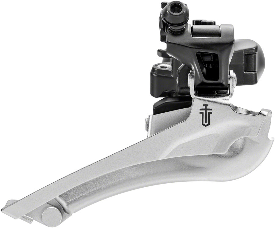 microSHIFT Sword Black Front Derailleur - 9-Speed Double 46-52t Max Ring