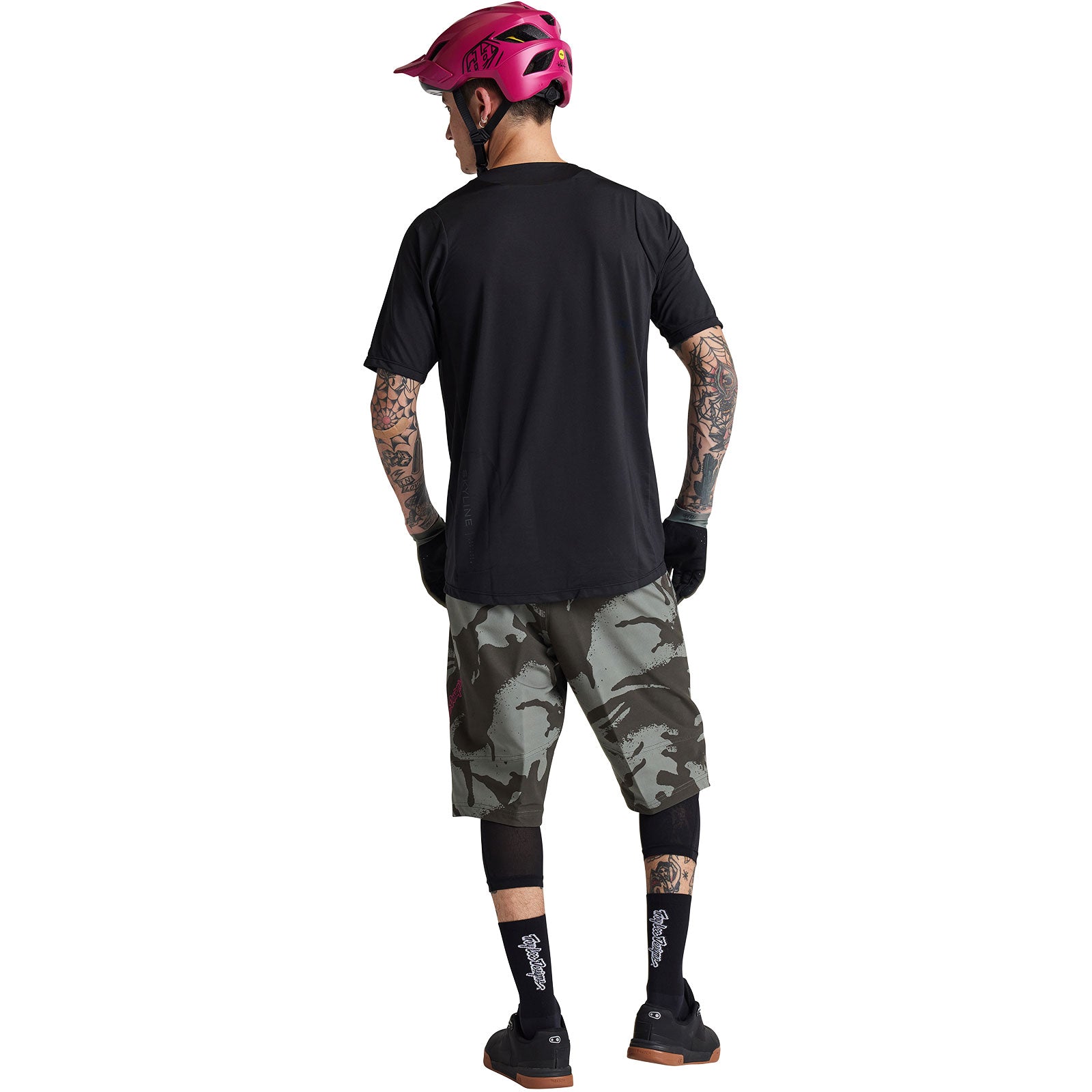 Skyline Short Sleeve Jersey Mono Black - Image 10