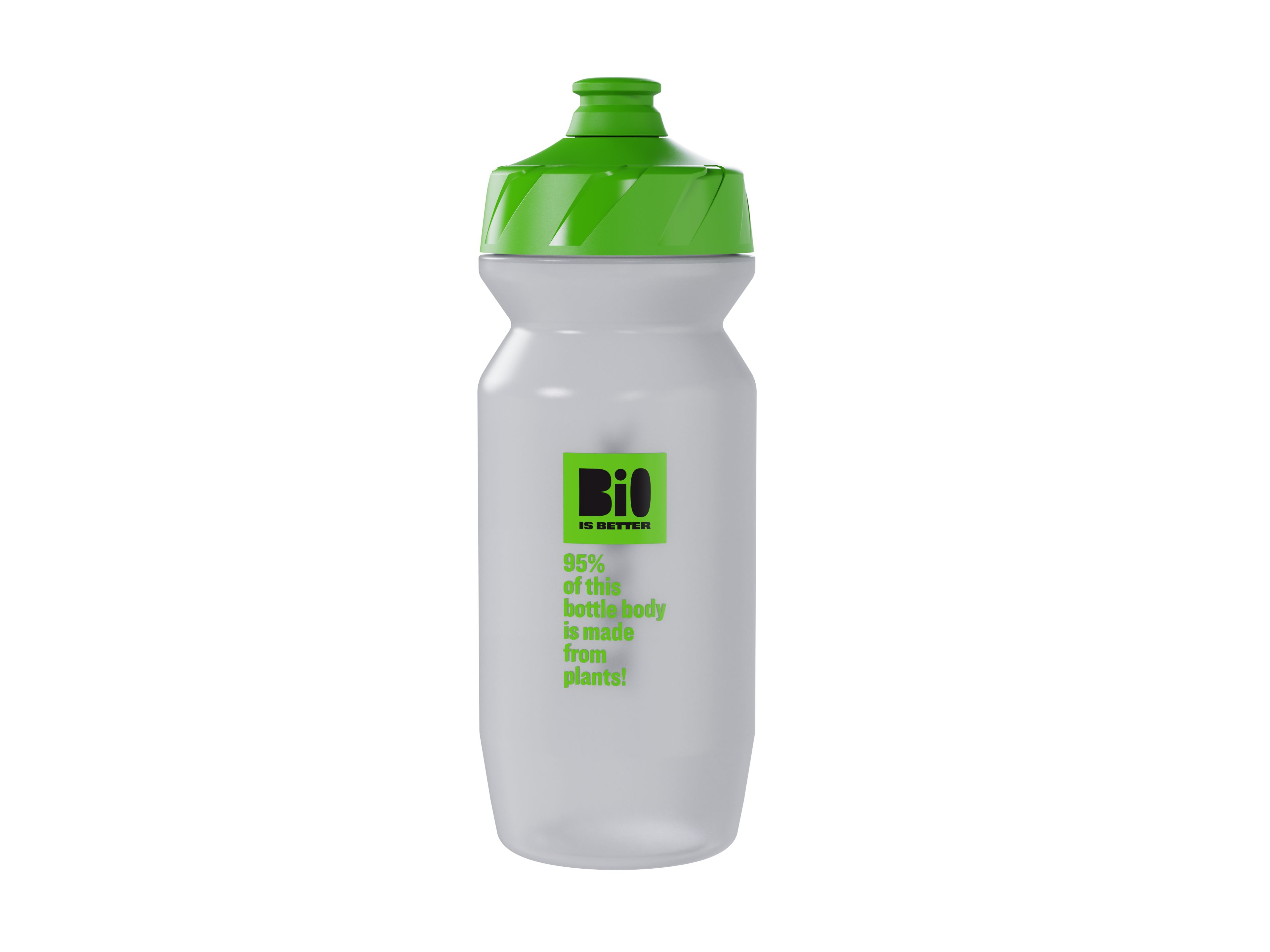 Trek Voda Bio 21oz Clear/Visibility Green Bottle
