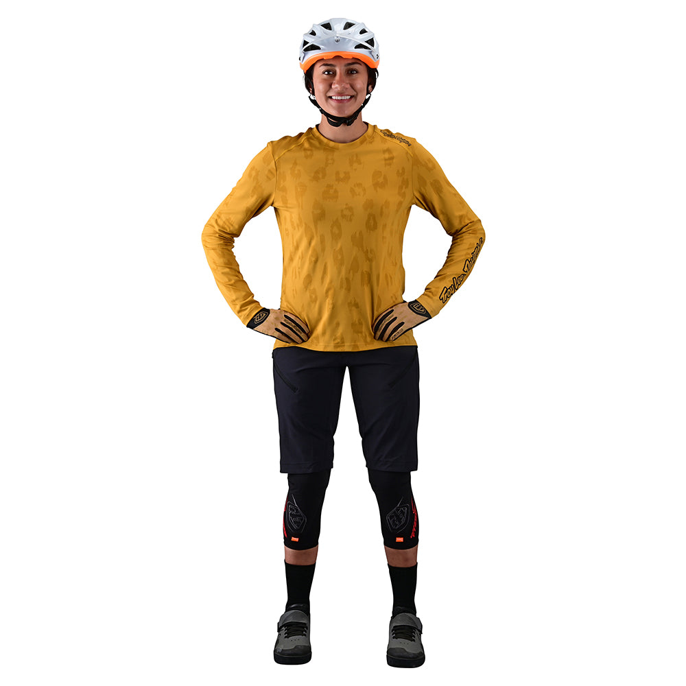 Womens Lilium LS Jersey Jacquard Honey - Image 2