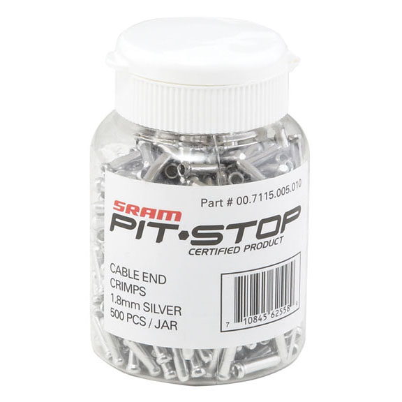 SRAM Cable End Crimps - 500-Count Jar variant 2