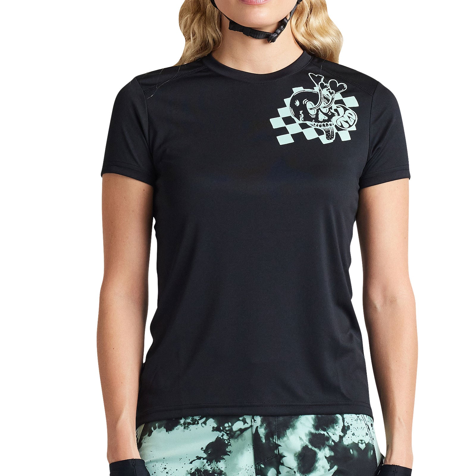 Womens Lilium SS Jersey Micayla Gatto Watercolor Black - Image 3