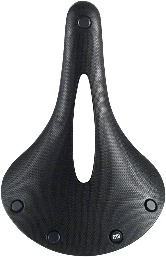 Brooks C19 All Weather Saddle - Steel, Black, Men's variant 2