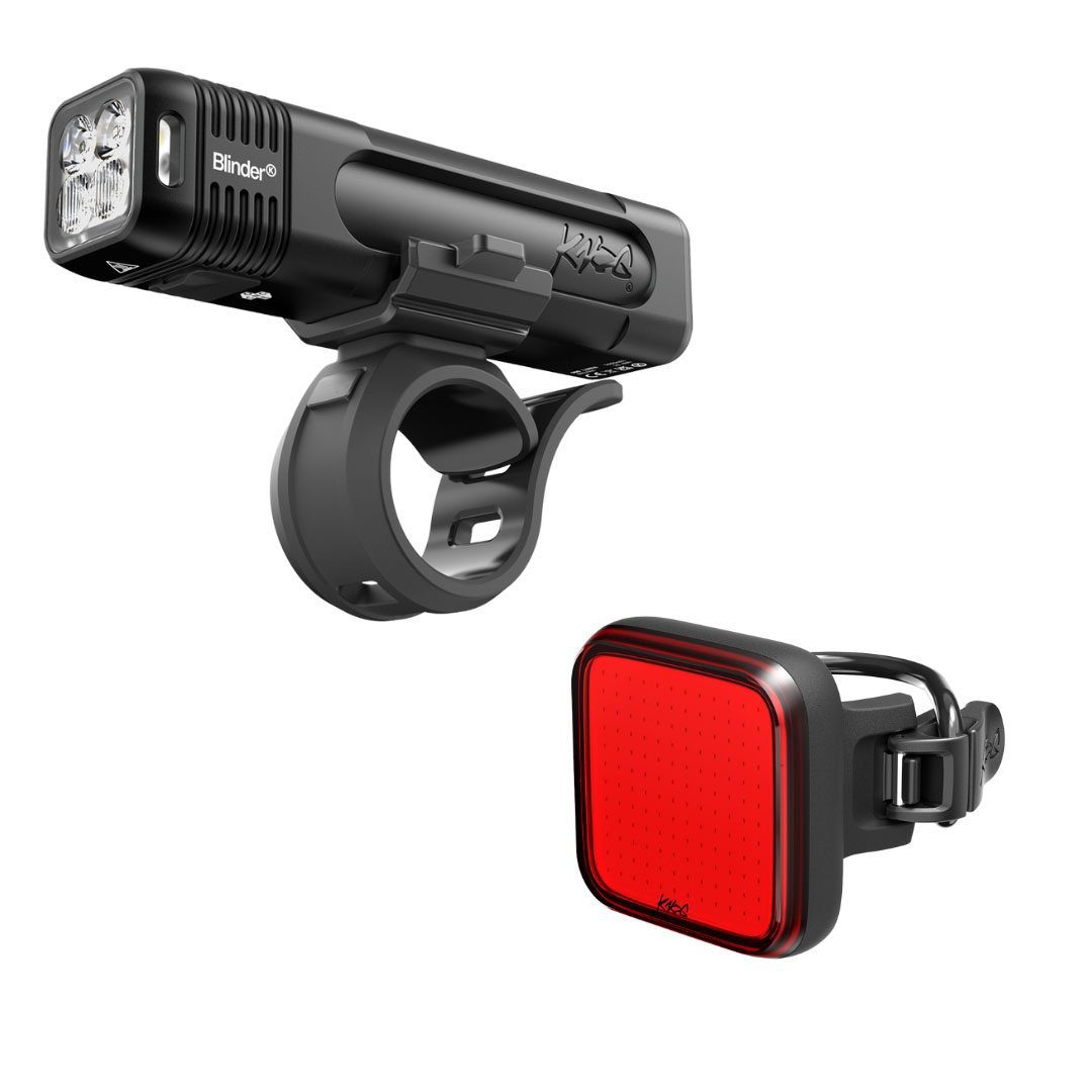 Knog Blinder 1000/Blinder 100 Lights Front/Rear Set Blk