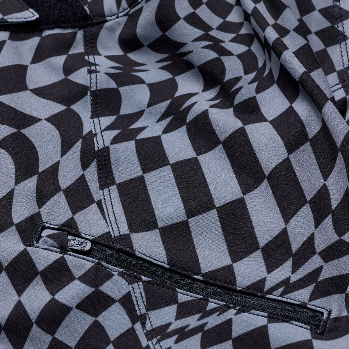 Womens Lilium Pant Twisted Checkers Black - Image 4