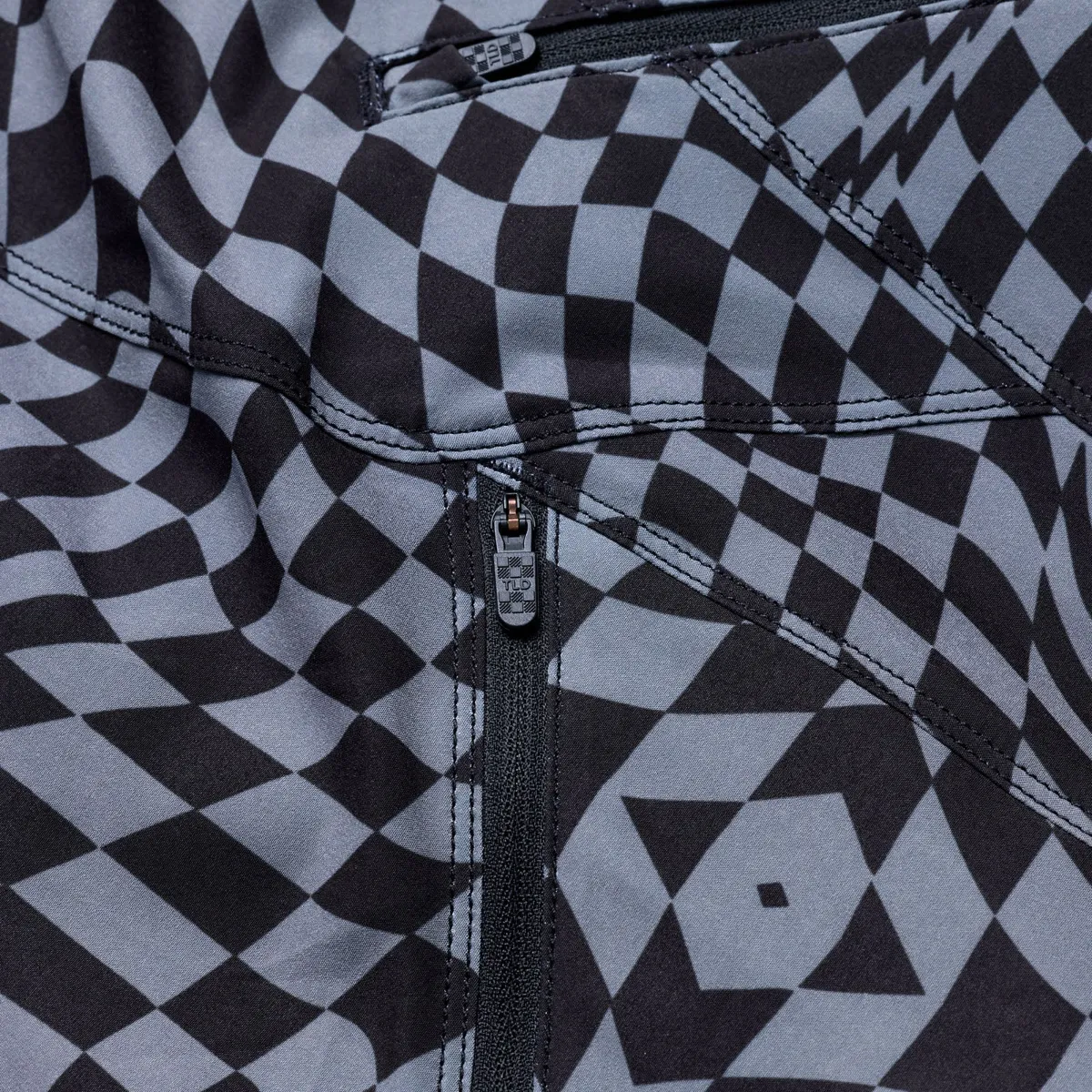 Womens Lilium Pant Twisted Checkers Black - Image 5