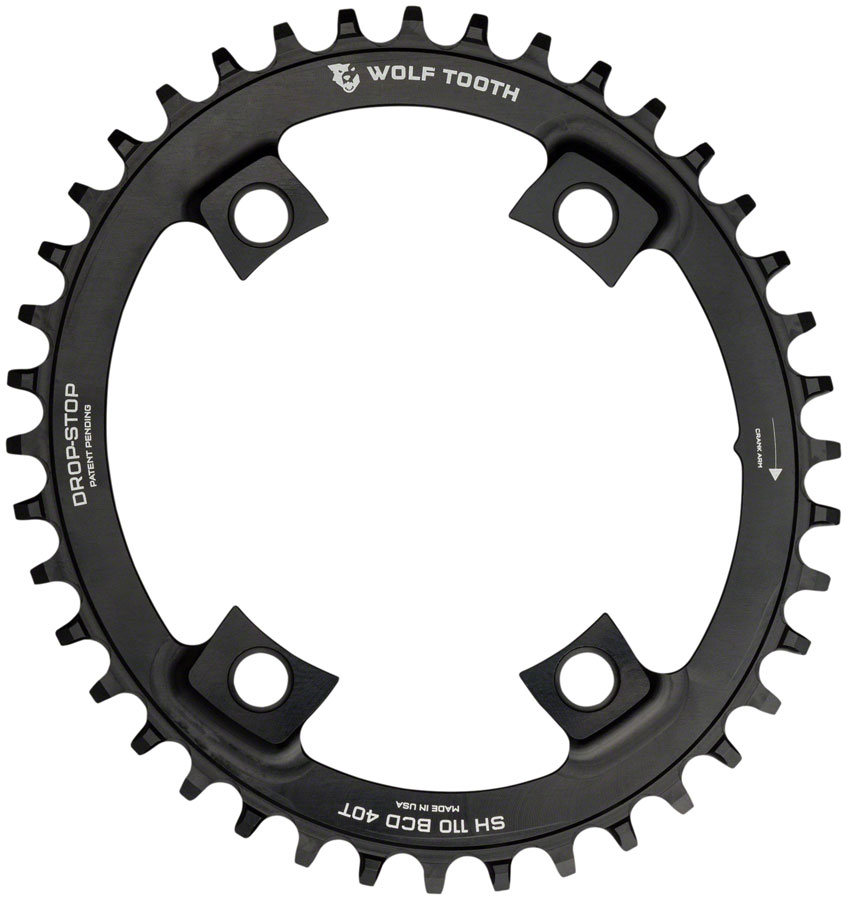 Wolf Tooth Elliptical Shimano 110 Asymmetric BCD Chainring - Image 2