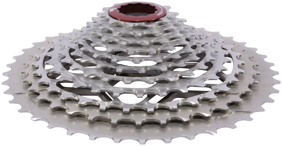 Prestacycle UniBlock PRO Gravel Cassette - 11-Speed For HG 11 Freehub 11-40 Silver