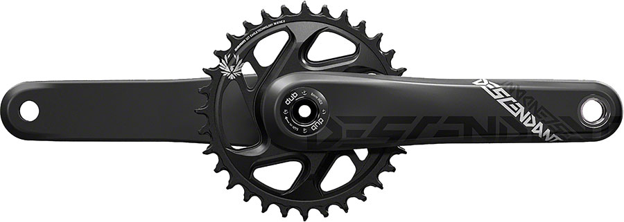 TruVativ Descendant Carbon Eagle Crankset - 12-Speed, 32t Direct Mount DUB Spindle Interface, Black TruVativ Descendant Carbon Eagle Crankset - 12-Speed, 32t Direct Mount DUB Spindle Interface, Black