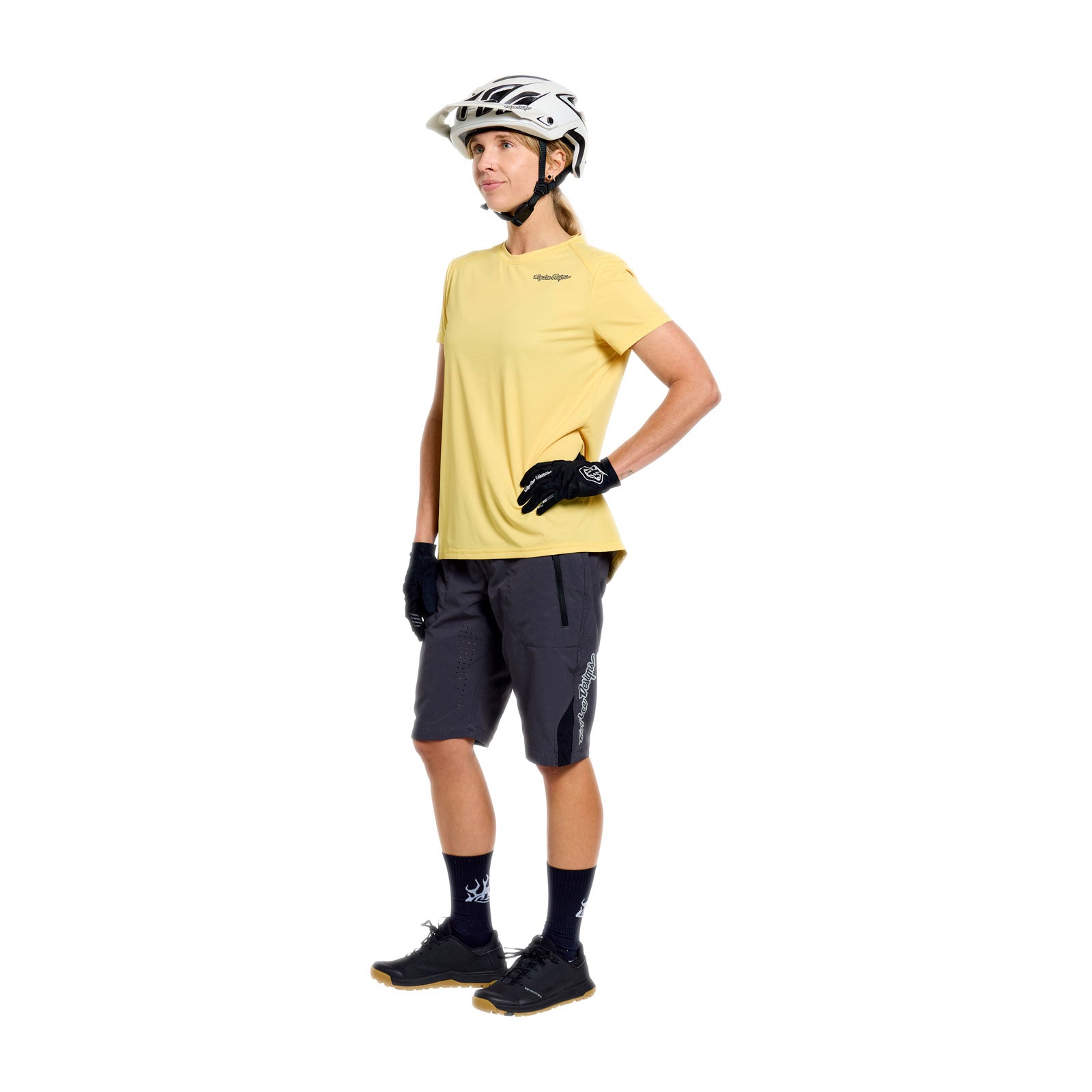 Womens Lilium Pro SS Jersey Mono Butter - Image 9