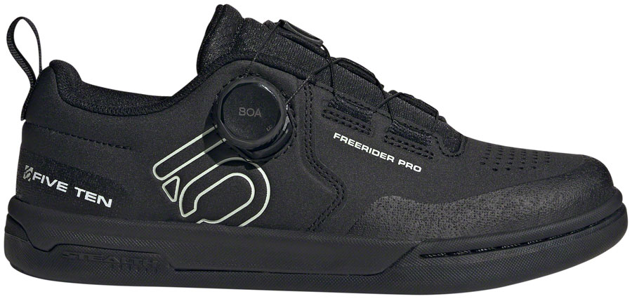 Five Ten Freerider Pro BOA Flat Shoes - Women's, Core Black/Linen Green/FTWR White