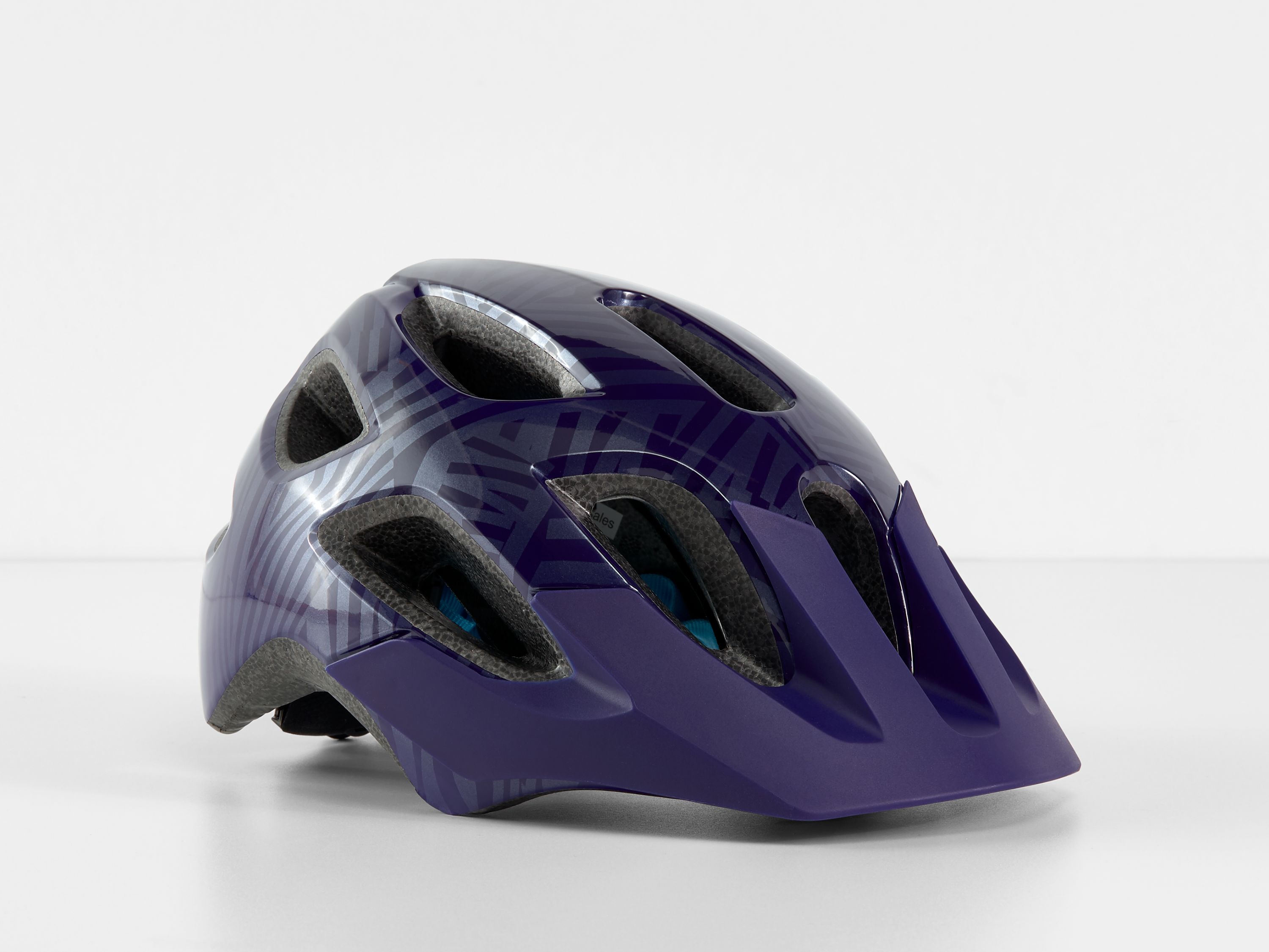 Bontrager Tyro Youth Purple Abyss/Azure CPSC Helmet