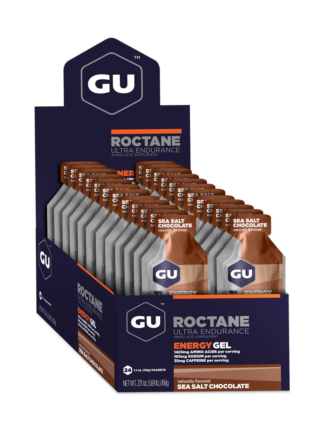 Supplement GU Roctane Sea Salt Chocolate 24 Pack