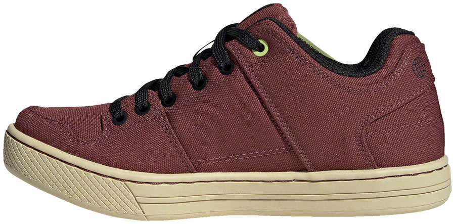 Five Ten Freerider Canvas Flat Shoes - Women's, Quiet Crimson/Core Black/Pulse Lime - Image 2