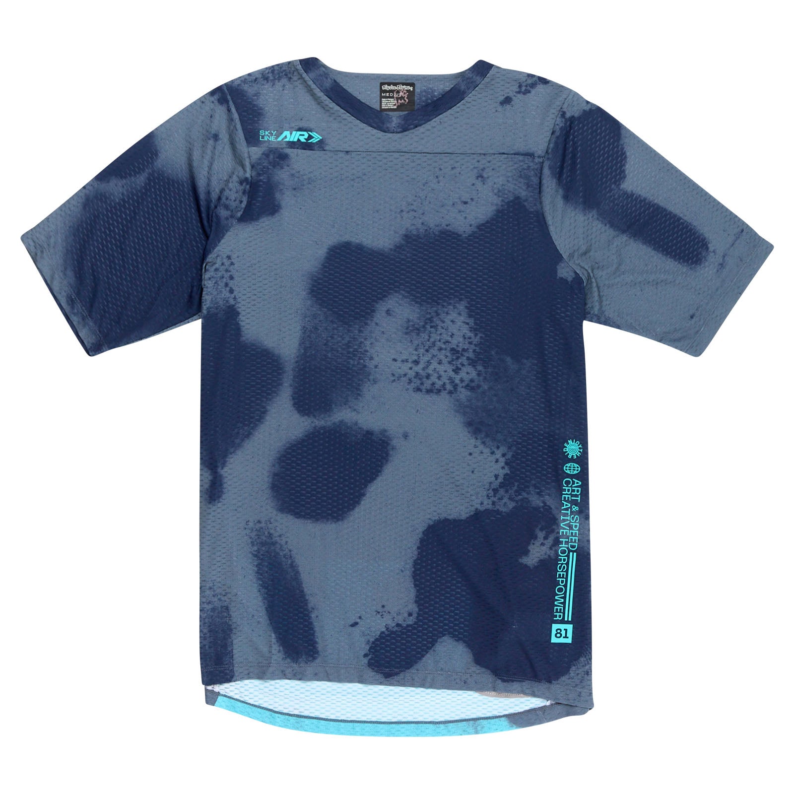 Skyline Air Short Sleeve Jersey Flared Steel Skyline Air Short Sleeve Jersey Flared Steel