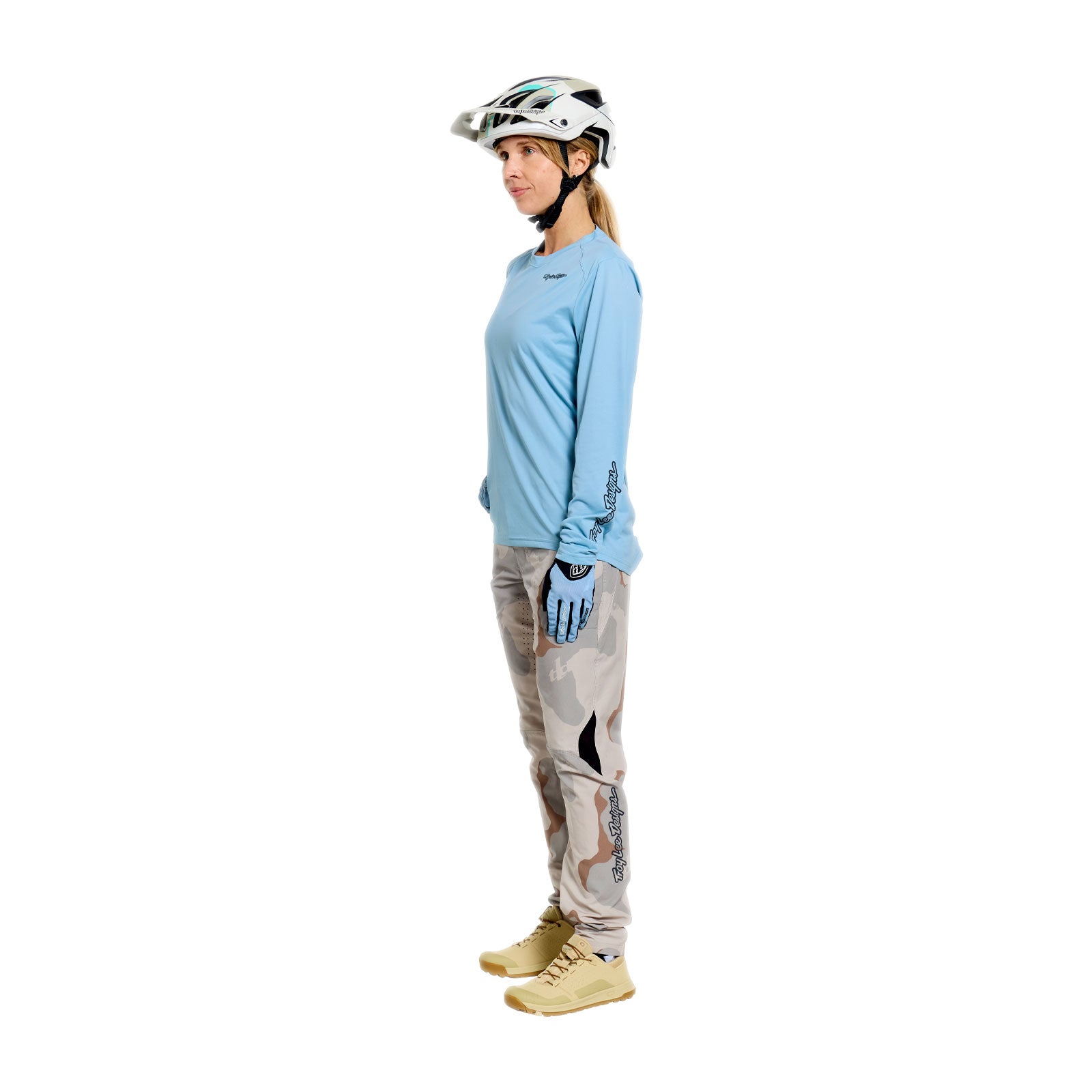 Womens Lilium Pro LS Jersey Mono Dawn Blue - Image 10