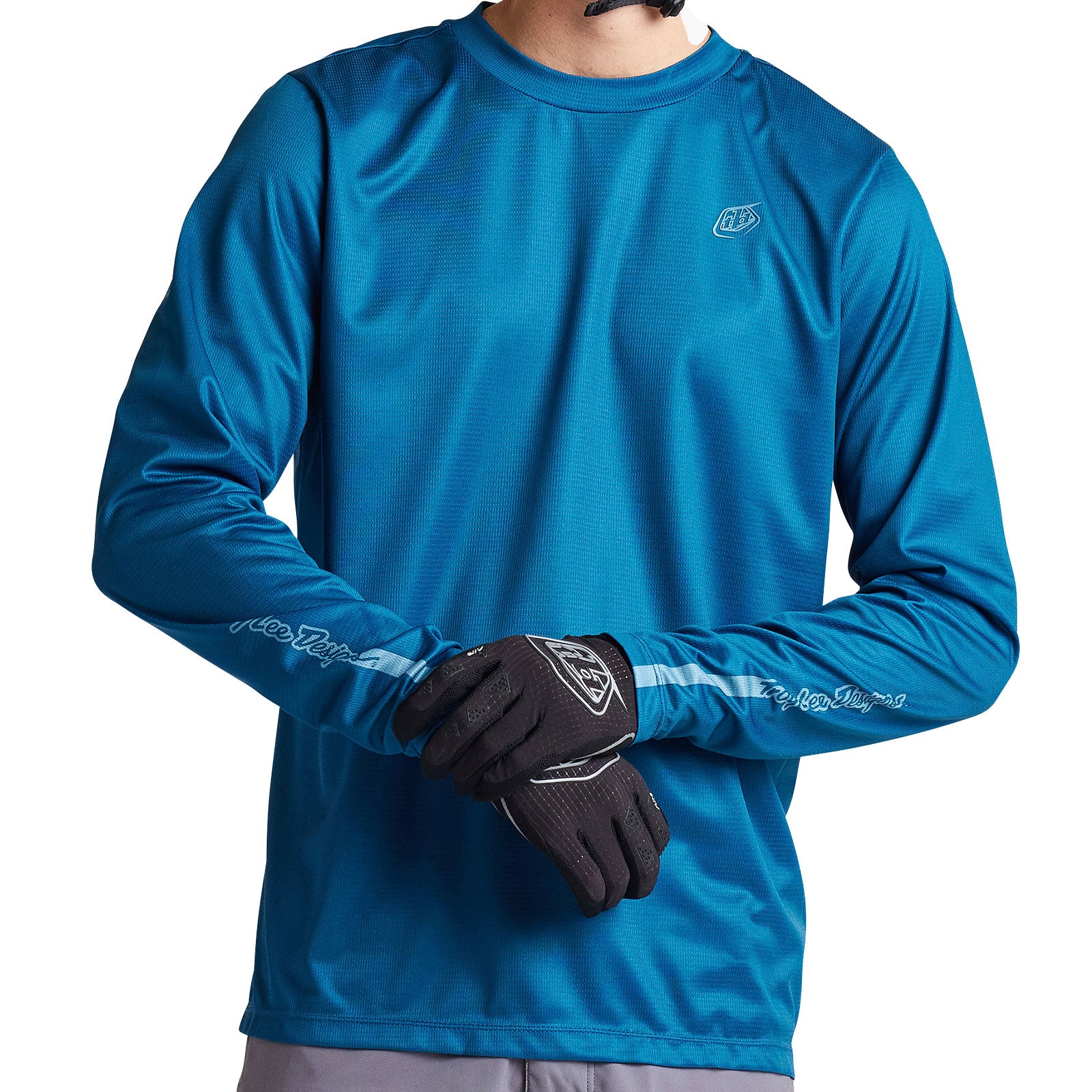 Flowline LS Jersey Solid Slate Blue - Image 6