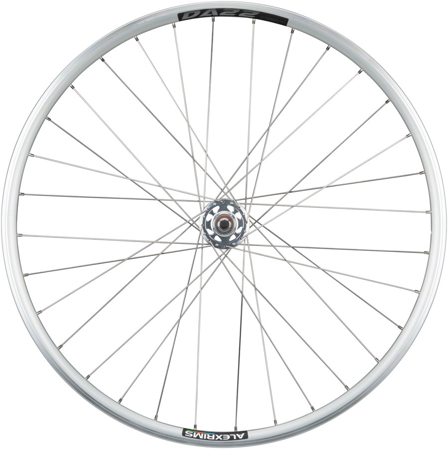 Quality Wheels Value Double Wall Series Track Front Wheel - 700, 9x1 Threaded x 100mm, Rim Brake - Image 3