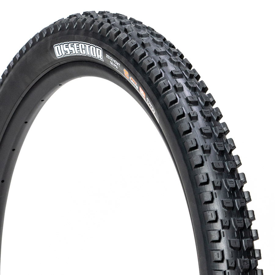 Maxxis Dissector II Mountain Tire 29"x2.40 Folding Tubeless Ready 3C Maxx Terra EXO+ Wide Trail 60TPI Black