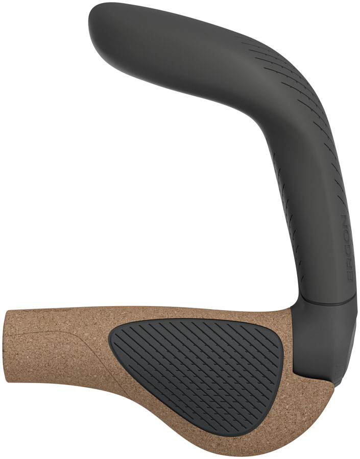 Ergon GP5 Evo BioKork Grips - Lock-On Black/Tan - Image 5