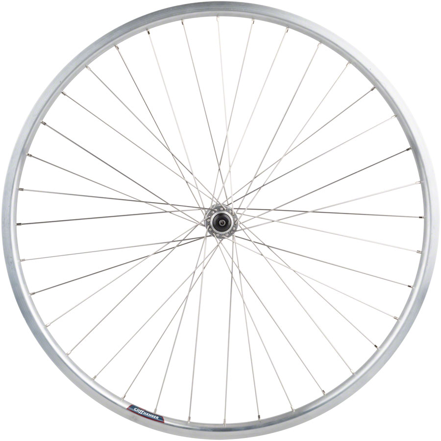Quality Wheels Value HD Series Front Wheel - QR x 100mm Rim Brake Silver Clincher - Image 2