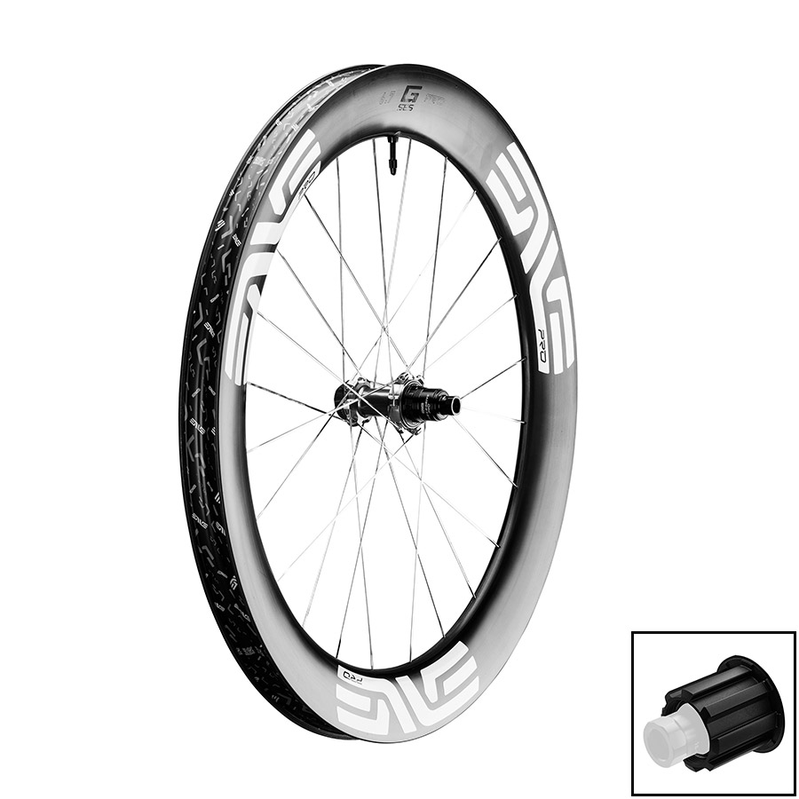 ENVE G SES 6.7 Pro Wheel Rear 700C / 622 Holes: 24 12mm TA 142mm Disc Center Lock SRAM XD-R ENVE G SES 6.7 Pro Wheel Rear 700C / 622 Holes: 24 12mm TA 142mm Disc Center Lock SRAM XD-R