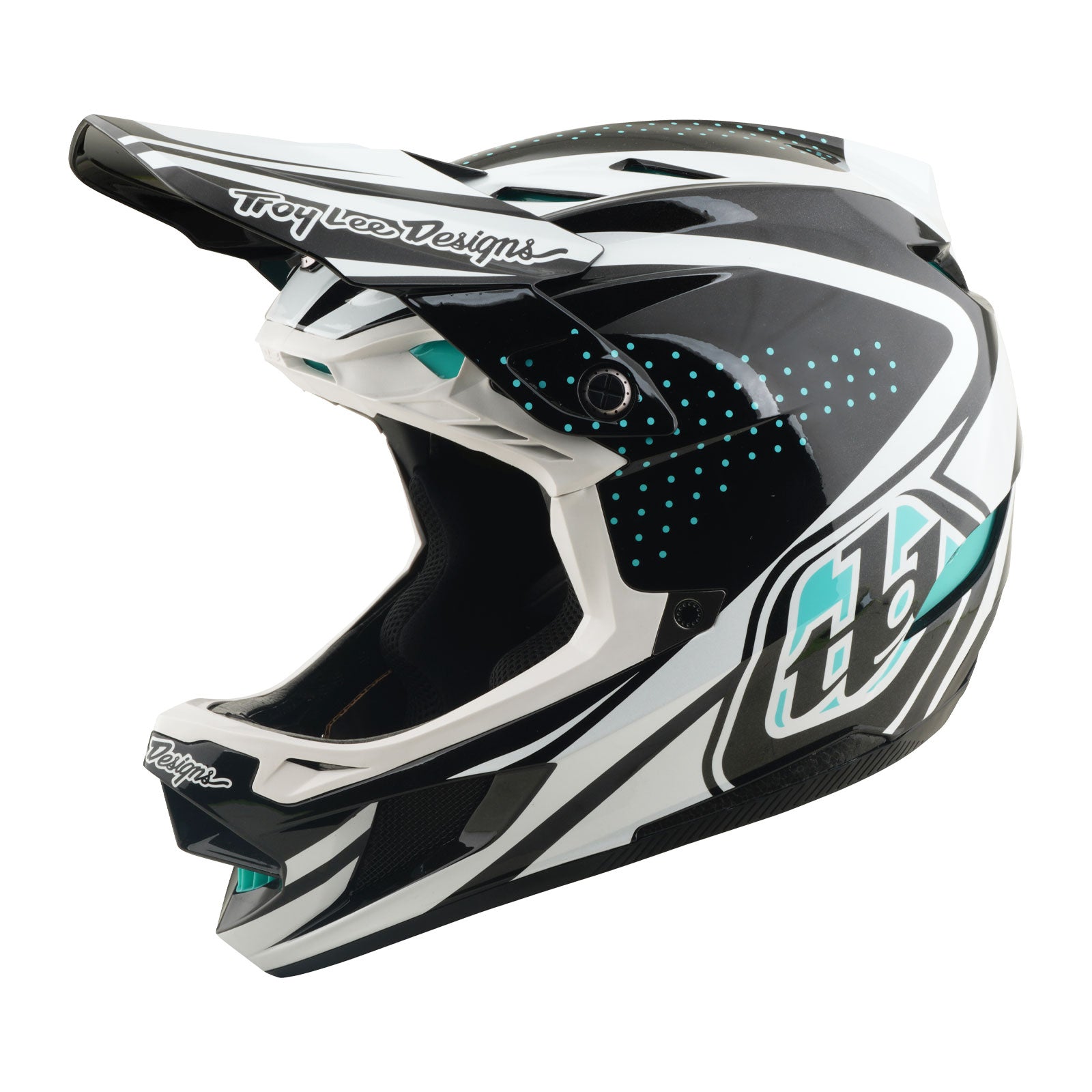 D4 Polyacrylite Helmet the Line Charcoal / White - Image 7