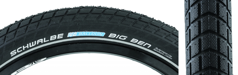 Schwalbe Big Ben Perf Lite RG 26x2.15 Standard Tire Schwalbe Big Ben Perf Lite RG 26x2.15 Standard Tire