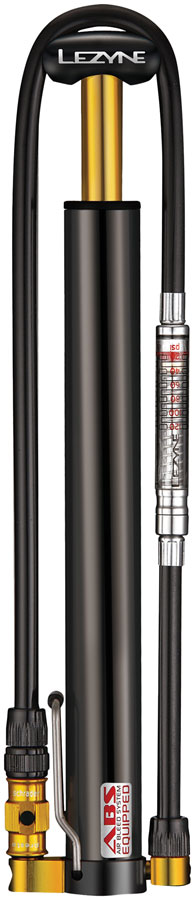 Lezyne Micro Floor Drive HV Gauge Pump - Black Lezyne Micro Floor Drive HV Gauge Pump - Black