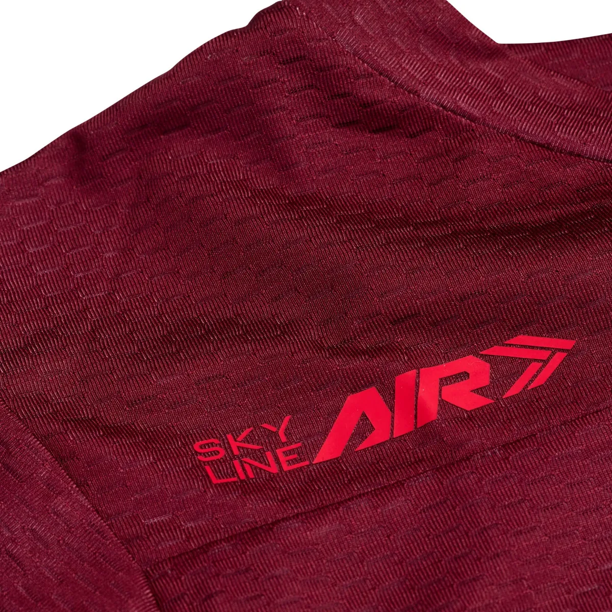 Skyline Air Long Sleeve Jersey Mono Oxblood - Image 3