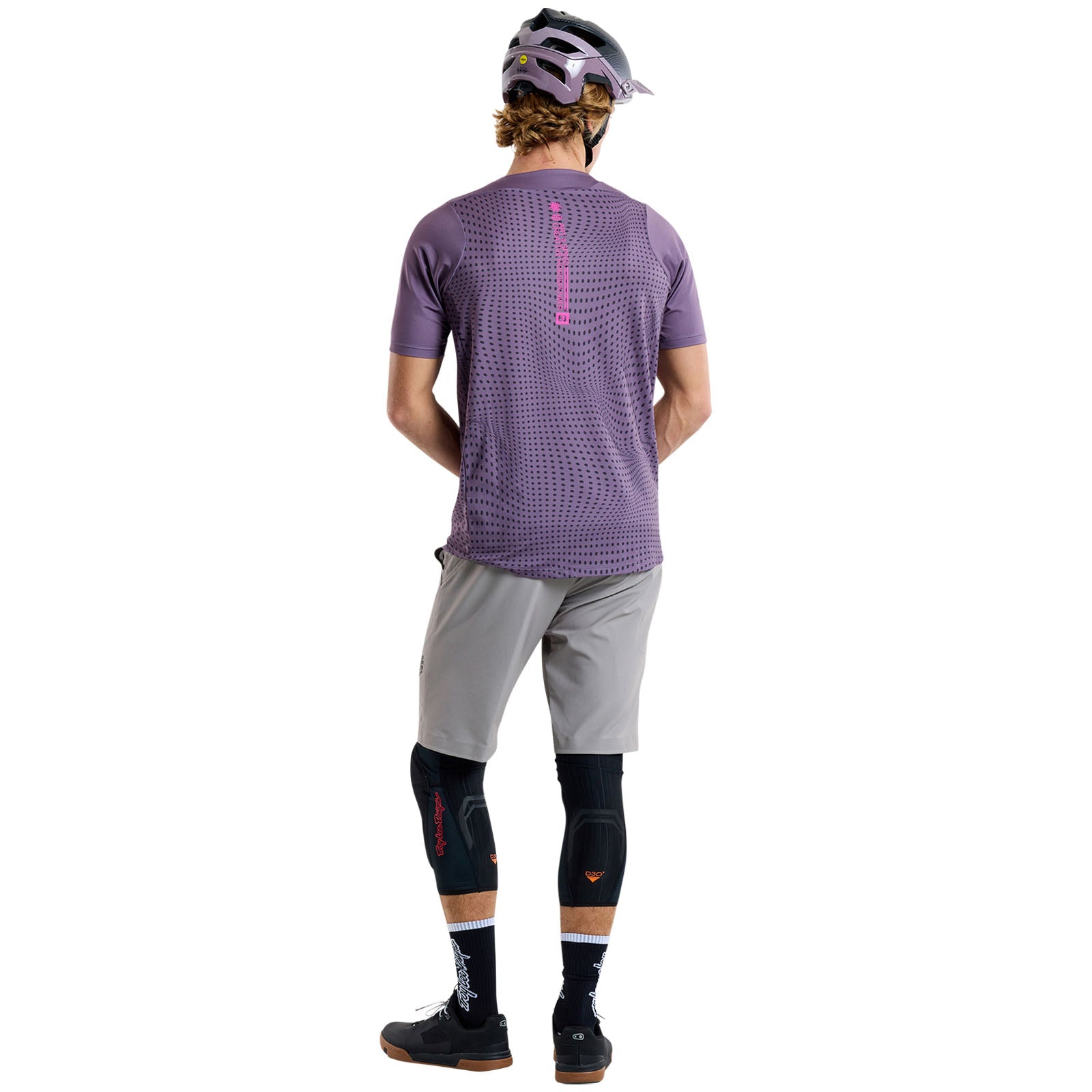 Skyline Short Sleeve Jersey Radioscape Deep Purp - Image 10