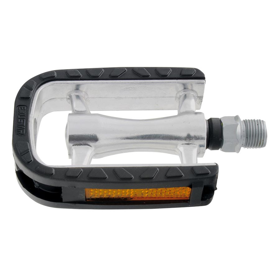 Exustar E-PC97 Non-Slip Platform Pedals Body: Aluminum Spindle: Cr-Mo 9/16'' Black Exustar E-PC97 Non-Slip Platform Pedals Body: Aluminum Spindle: Cr-Mo 9/16'' Black