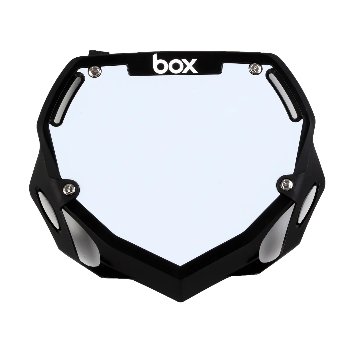 BOX Box Two Number Plate Black - Large