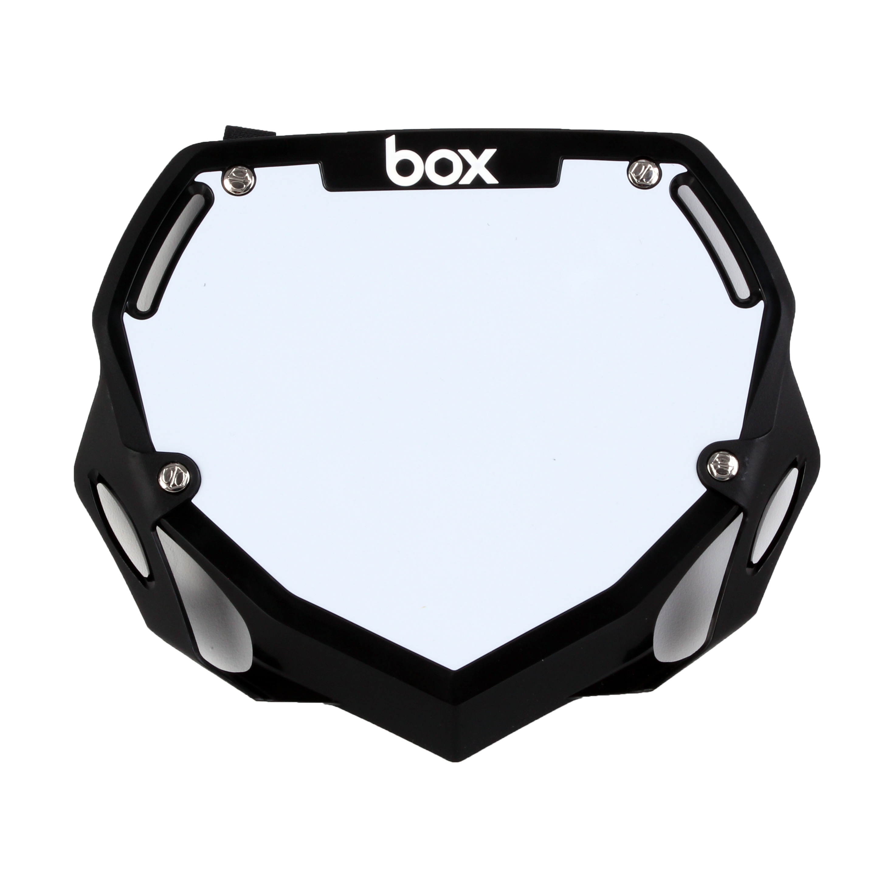 BOX Box Two Number Plate Black - Large BOX Box Two Number Plate Black - Large