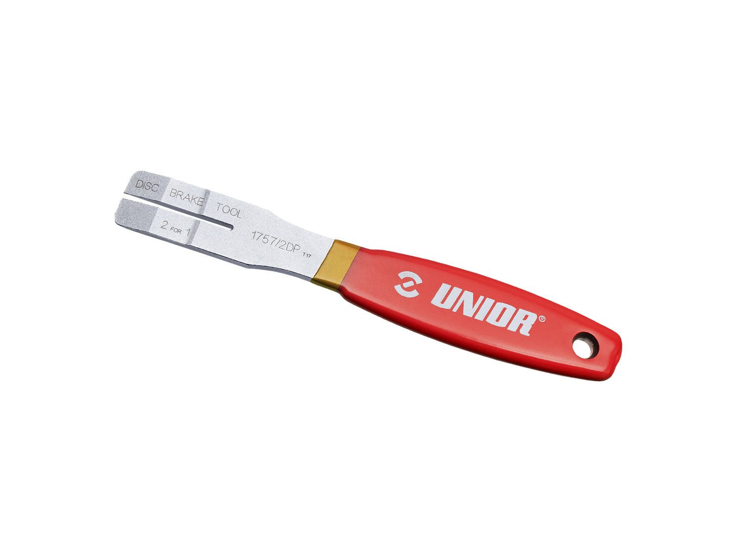 Unior 2 for 1 Disc Brake Red/Orange Tool