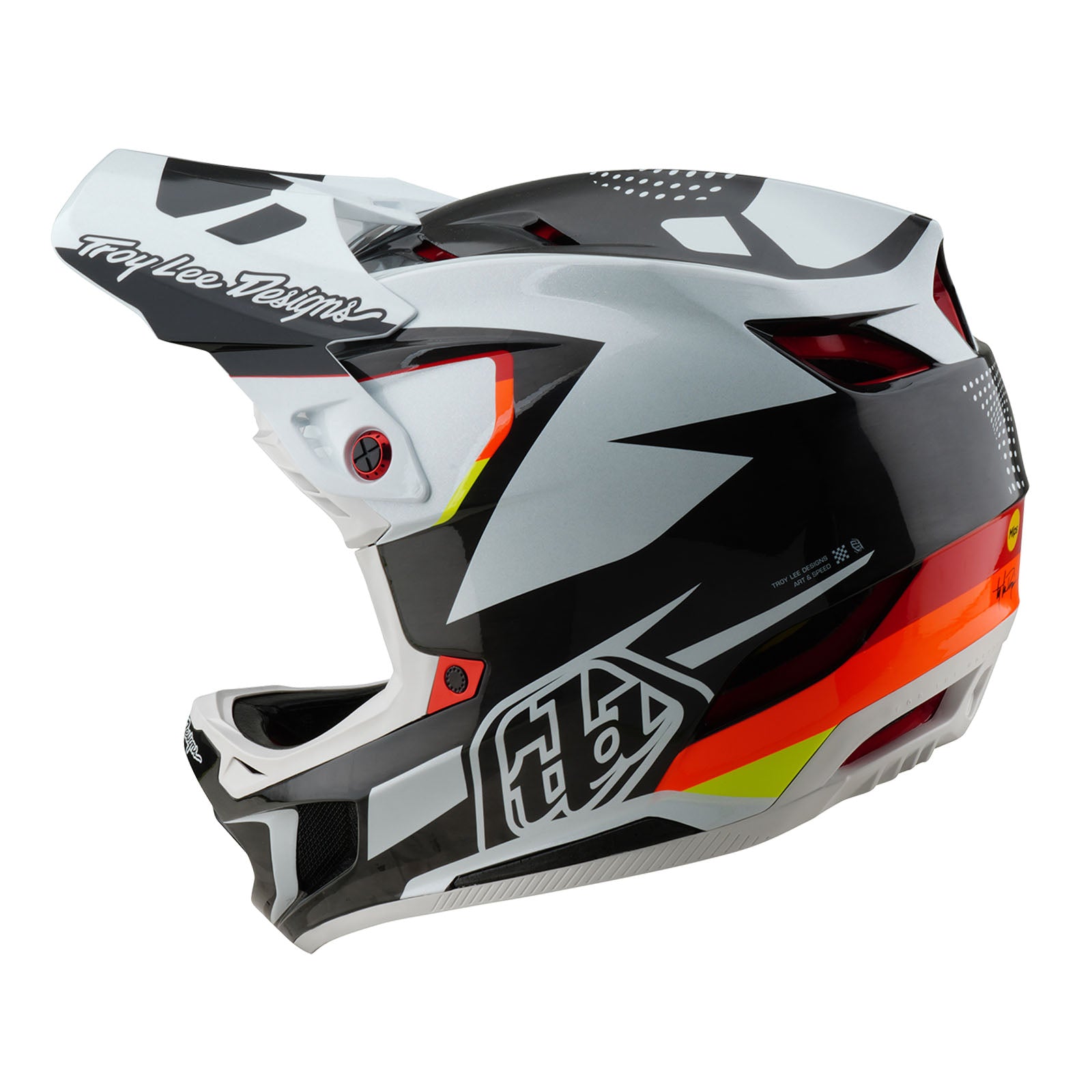 D4 Carbon Helmet Optic Black - Image 2