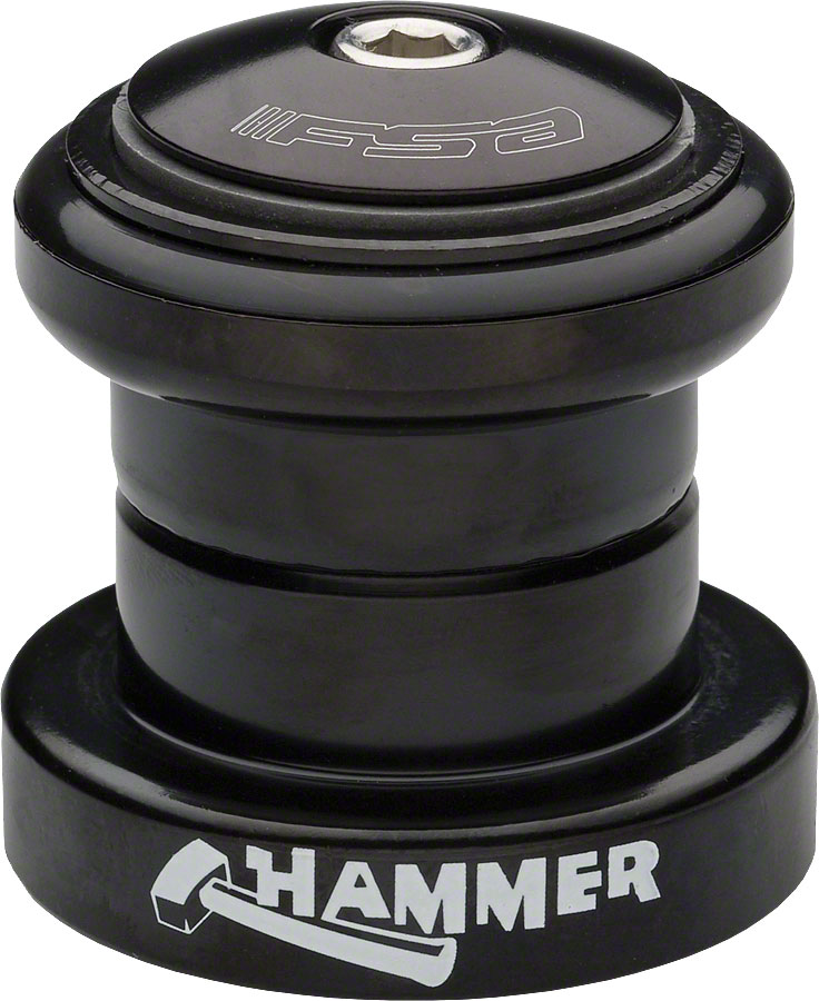 Full Speed Ahead Hammer 1-1/8" Heavy Duty Threadless Headset Black