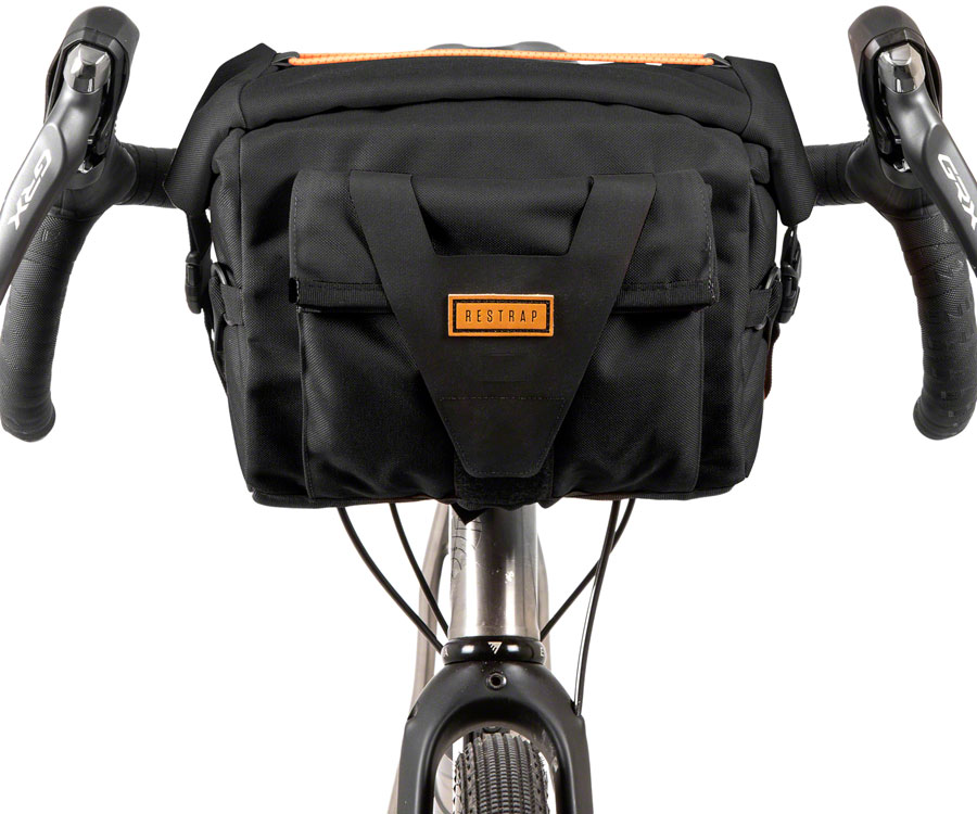 Restrap Bar Pack Handlebar Bag - Black Restrap Bar Pack Handlebar Bag - Black