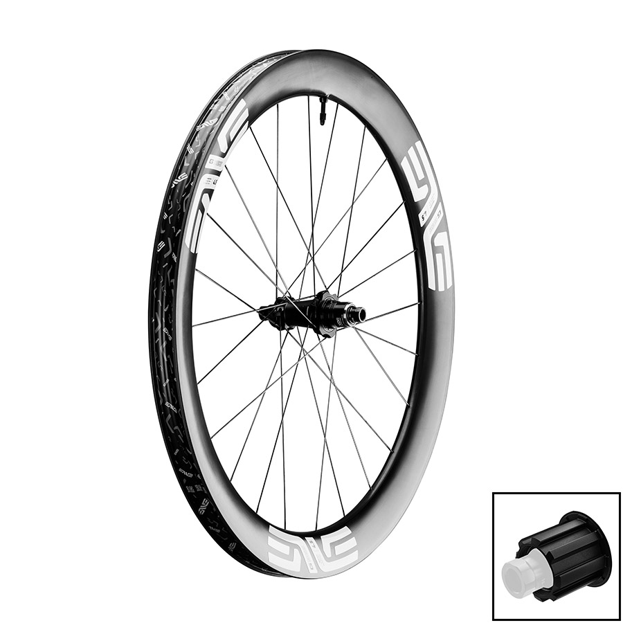 ENVE G SES 4.5 Wheel Rear 700C / 622 Holes: 24 12mm TA 142mm Disc Center Lock Campagnolo N3W ENVE G SES 4.5 Wheel Rear 700C / 622 Holes: 24 12mm TA 142mm Disc Center Lock Campagnolo N3W