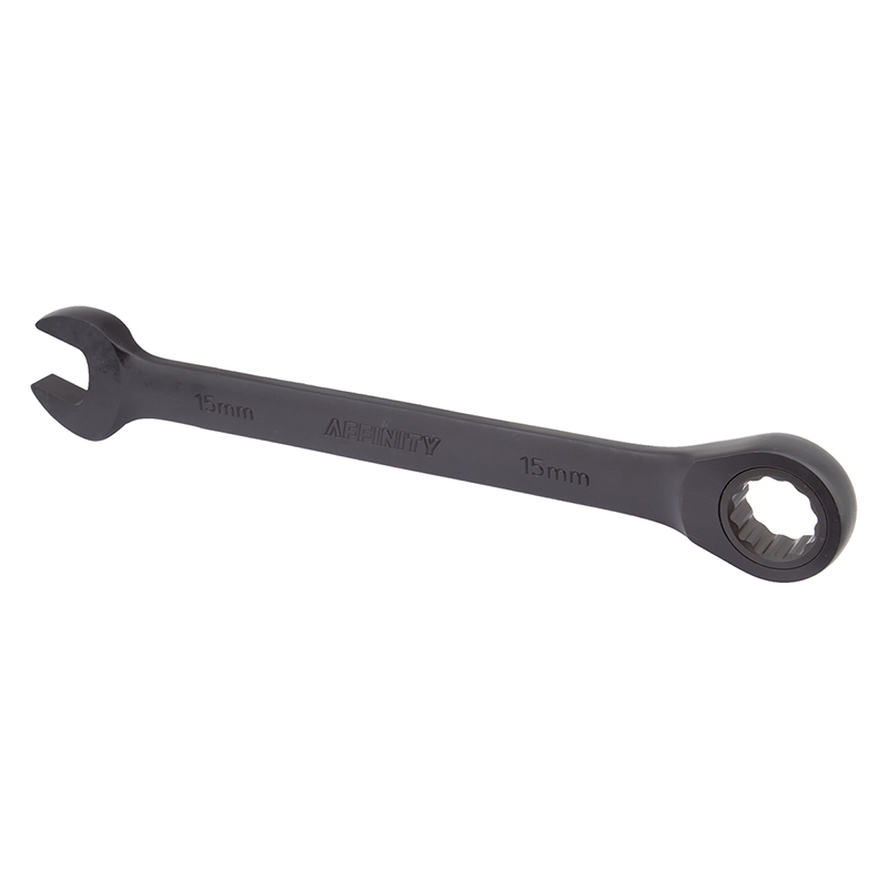 Affinity Slim Pedal Wrench Long Pedal Wrench Black 15mm Long